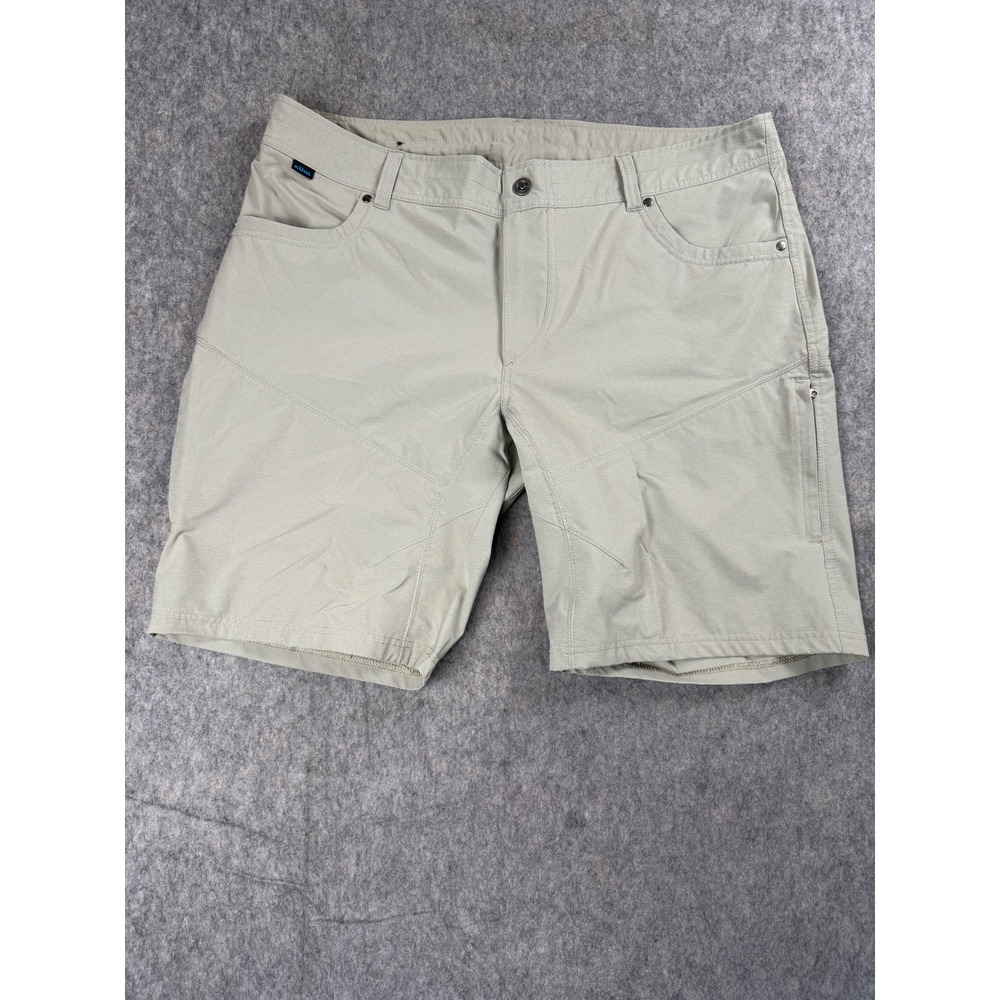 KUHL Renegade Shorts Mens 40 Tan Nylon Blend Hiking Cargo Outdoor Classic Trendy